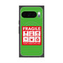 プレミアムスクエアケース with Pixelsnap［ FRAGILE Sticker - Green ］