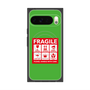プレミアムスクエアケース with Pixelsnap［ FRAGILE Sticker - Green ］