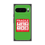 プレミアムスクエアケース with Pixelsnap［ FRAGILE Sticker - Green ］