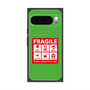 プレミアムスクエアケース with Pixelsnap［ FRAGILE Sticker - Green ］