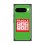 プレミアムスクエアケース with Pixelsnap［ FRAGILE Sticker - Green ］