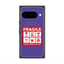 プレミアムスクエアケース with Pixelsnap［ FRAGILE Sticker - Purple ］