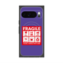 プレミアムスクエアケース with Pixelsnap［ FRAGILE Sticker - Purple ］