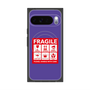 プレミアムスクエアケース with Pixelsnap［ FRAGILE Sticker - Purple ］