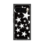 プレミアムスクエアケース with Pixelsnap［ Stars - Black ］