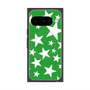 プレミアムスクエアケース with Pixelsnap［ Stars - Green ］