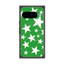 プレミアムスクエアケース with Pixelsnap［ Stars - Green ］