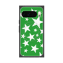 プレミアムスクエアケース with Pixelsnap［ Stars - Green ］