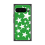 プレミアムスクエアケース with Pixelsnap［ Stars - Green ］