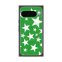 プレミアムスクエアケース with Pixelsnap［ Stars - Green ］