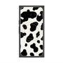プレミアムスクエアケース with Pixelsnap［ Cow - White ］