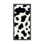 プレミアムスクエアケース with Pixelsnap［ Cow - White ］
