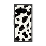 プレミアムスクエアケース with Pixelsnap［ Cow - White ］
