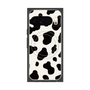 プレミアムスクエアケース with Pixelsnap［ Cow - White ］