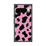 プレミアムスクエアケース with Pixelsnap［ Cow - Pink ］