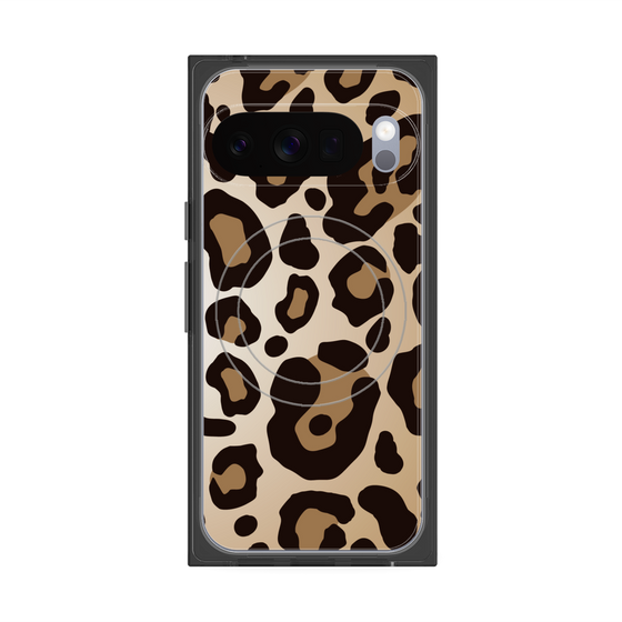 プレミアムスクエアケース with Pixelsnap［ Leopard - Yellow ］