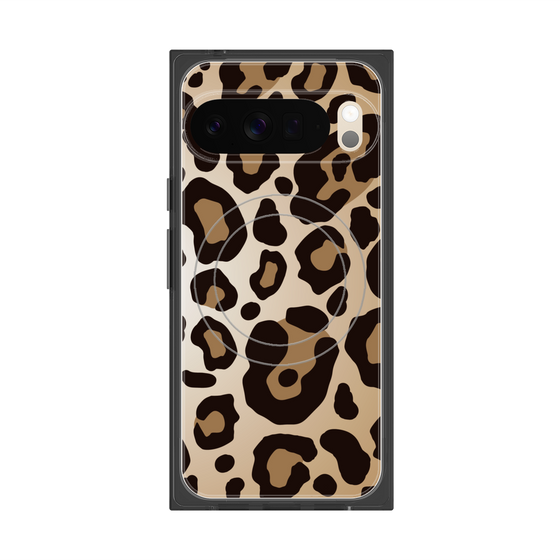 プレミアムスクエアケース with Pixelsnap［ Leopard - Yellow ］