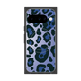 プレミアムスクエアケース with Pixelsnap［ Leopard - Blue ］