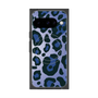 プレミアムスクエアケース with Pixelsnap［ Leopard - Blue ］