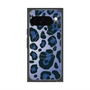 プレミアムスクエアケース with Pixelsnap［ Leopard - Blue ］