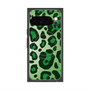 プレミアムスクエアケース with Pixelsnap［ Leopard - Green ］
