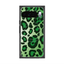 プレミアムスクエアケース with Pixelsnap［ Leopard - Green ］