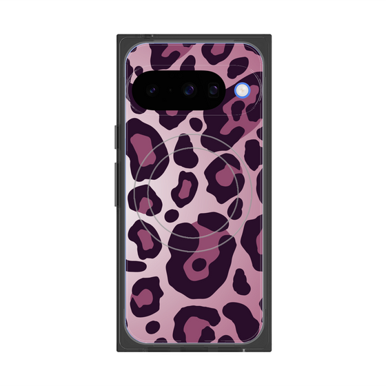 プレミアムスクエアケース with Pixelsnap［ Leopard - Pink ］