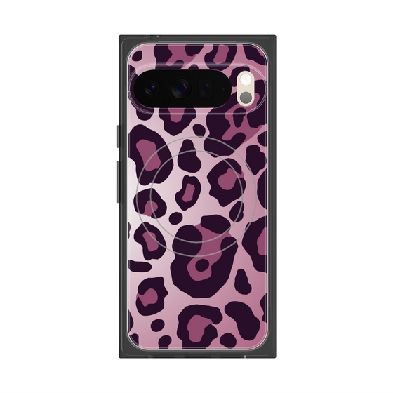 プレミアムスクエアケース with Pixelsnap［ Leopard - Pink ］