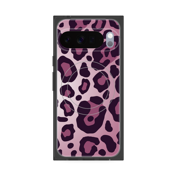 プレミアムスクエアケース with Pixelsnap［ Leopard - Pink ］