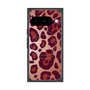 プレミアムスクエアケース with Pixelsnap［ Leopard - Red ］