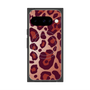 プレミアムスクエアケース with Pixelsnap［ Leopard - Red ］