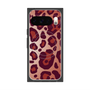 プレミアムスクエアケース with Pixelsnap［ Leopard - Red ］