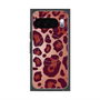 プレミアムスクエアケース with Pixelsnap［ Leopard - Red ］