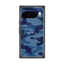 プレミアムスクエアケース with Pixelsnap［ Camouflage - Blue ］