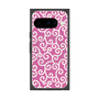 プレミアムスクエアケース with Pixelsnap［ 唐草模様 - Pink ］