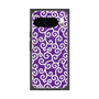 プレミアムスクエアケース with Pixelsnap［ 唐草模様 - Purple ］