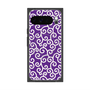 プレミアムスクエアケース with Pixelsnap［ 唐草模様 - Purple ］