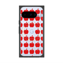 プレミアムスクエアケース with Pixelsnap［ Apple - Red ］