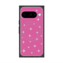 プレミアムスクエアケース with Pixelsnap［ Glitter - Pink ］