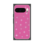 プレミアムスクエアケース with Pixelsnap［ Glitter - Pink ］