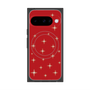 プレミアムスクエアケース with Pixelsnap［ Glitter - Red ］