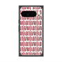 プレミアムスクエアケース with Pixelsnap［ Nordic - Red ］