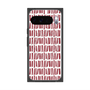 プレミアムスクエアケース with Pixelsnap［ Nordic - Red ］