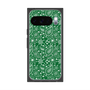 プレミアムスクエアケース with Pixelsnap［ ペイズリー - Green ］
