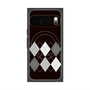 プレミアムスクエアケース with Pixelsnap［ Nordic Argyle - Black ］