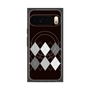プレミアムスクエアケース with Pixelsnap［ Nordic Argyle - Black ］