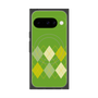プレミアムスクエアケース with Pixelsnap［ Nordic Argyle - Green ］