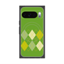 プレミアムスクエアケース with Pixelsnap［ Nordic Argyle - Green ］