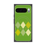 プレミアムスクエアケース with Pixelsnap［ Nordic Argyle - Green ］