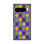 プレミアムスクエアケース with Pixelsnap［ Argyle - Purple ］